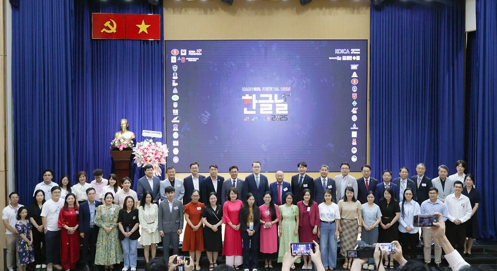 Φεστιβάλ Hangeul 2025: Διάδοση του πνεύματος της μάθησης και της πολιτιστικής ανταλλαγής μεταξύ Βιετνάμ και Κορέας - φωτογραφία 1