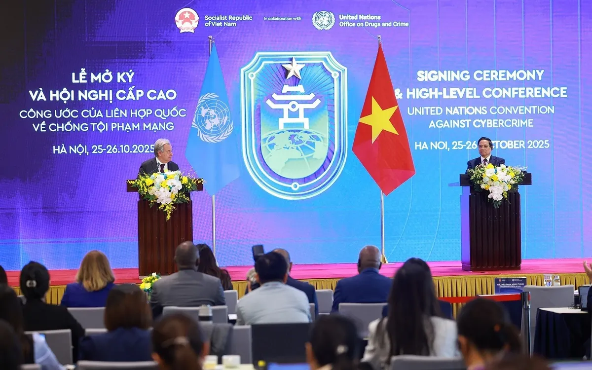 Thủ tướng Phạm Minh Chính cùng Tổng Thư ký Liên hợp quốc António Guterres đã chủ trì họp báo Thủ tướng Phạm Minh Chính cùng Tổng Thư ký Liên hợp quốc António Guterres đã chủ trì họp báo