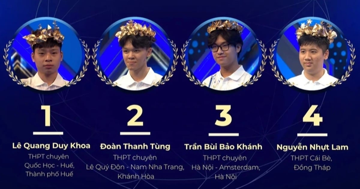 Chung kết Olympia năm thứ 25: Quốc học Huế liệu có vòng nguyệt quế thứ 4?