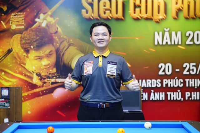 البلياردو: ثانه تاو فاز بشكل مفاجئ، وباو فونج فينه  Billiards: Thanh Tạo vô địch đầy bất ngờ, Bao Phương Vinh 'lập cú đúp'- Ảnh 2.