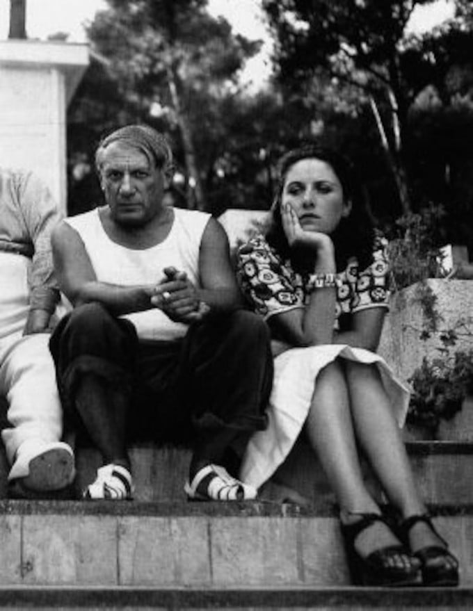 Pablo Picasso và Dora Maar. Ảnh: Man Ray