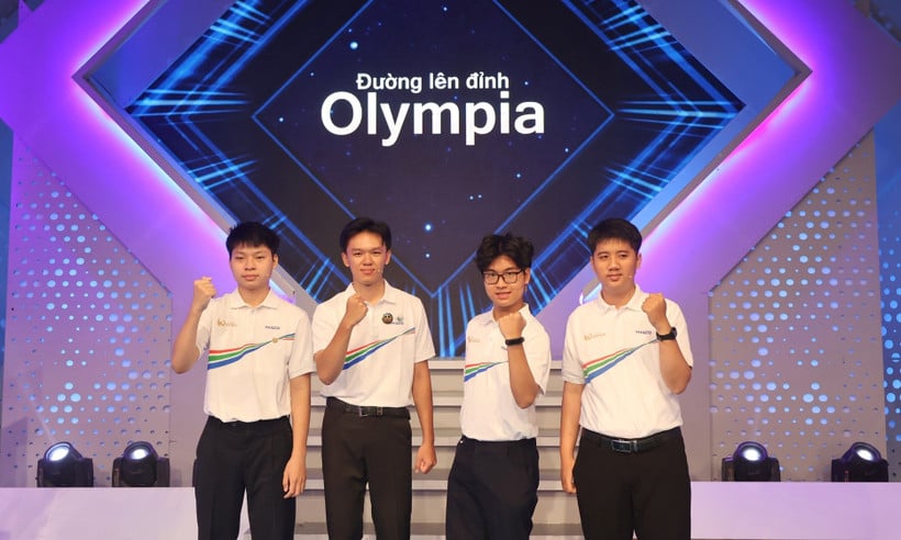 Die vier „Aufsteiger“ gingen voller Begeisterung und Zuversicht in das Finale (Foto: Road to Olympia-Programm)