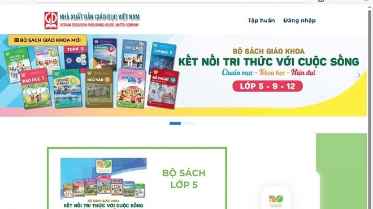 Sách điện tử của NXB Giáo dục Việt Nam: Hướng đến tương lai học tập linh hoạt, sáng tạo