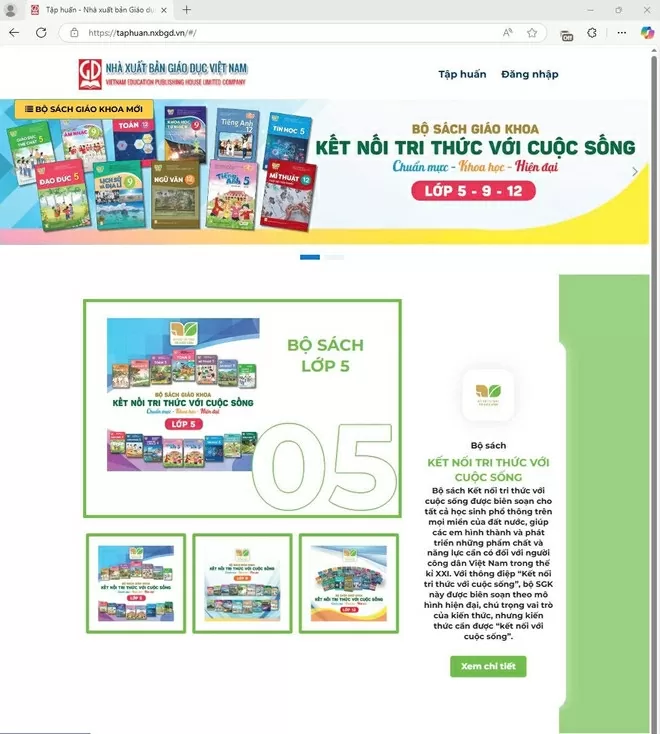 A Vietnami Oktatási Kiadó e-könyvei: A rugalmas és kreatív tanulás jövője felé Sách điện tử của NXB Giáo dục Việt Nam: Hướng đến tương lai học tập linh hoạt, sáng tạo