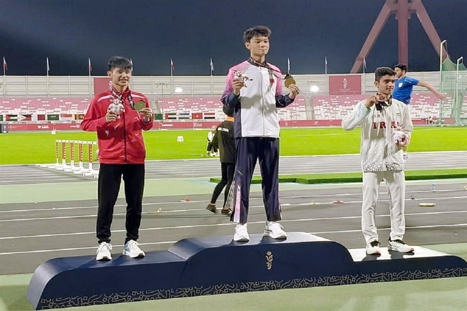 Vietnams friidrott, taekwondo och golf vinner medaljer vid Asiatiska ungdomsspelen 2025 - foto 1