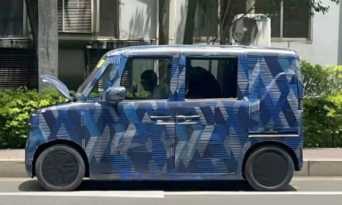 BYDs Elektroauto K-Car wurde bei Tests auf chinesischen Straßen erwischt. Foto: CarNewsChina