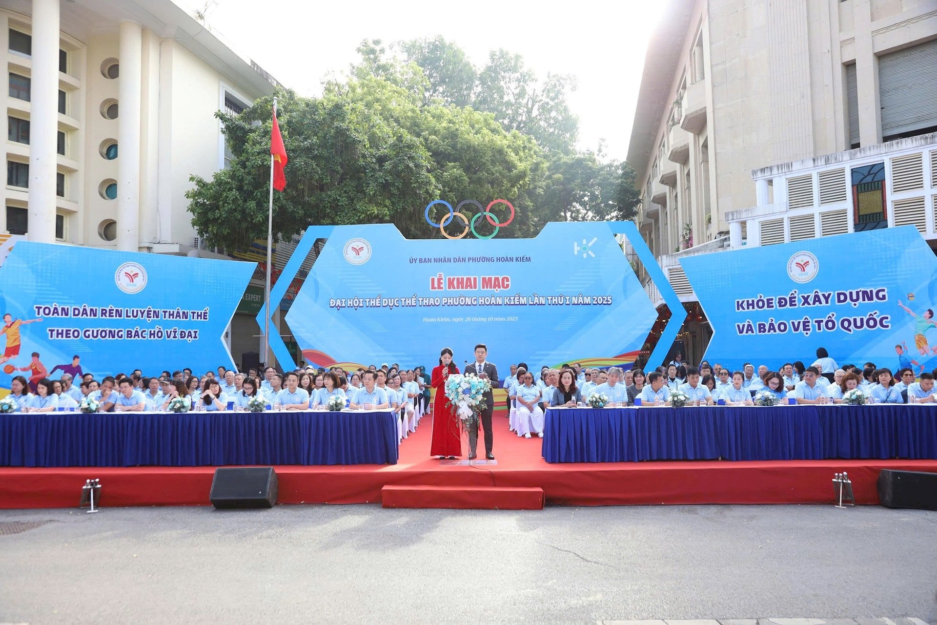 Hoàn Kiếm khai mạc Đại hội Thể dục Thể thao lần thứ I năm 2025- Ảnh 1.