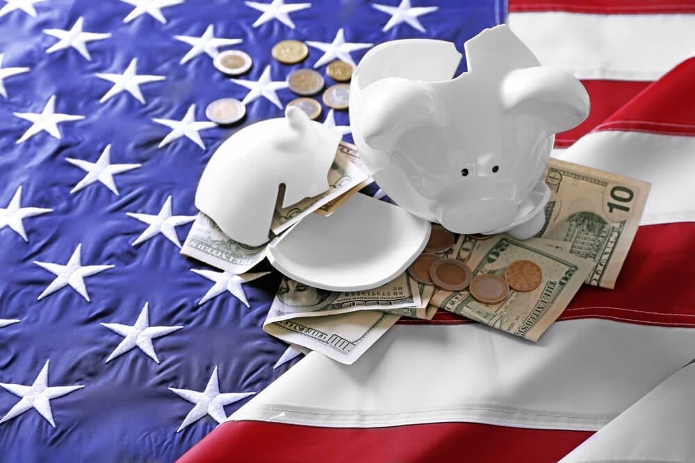 Государственный долг США превышает 34 000 миллиардов долларов США. (Источник: Debt.org) Nợ công Mỹ vượt 34.000 tỷ USD. (Nguồn: Debt.org)