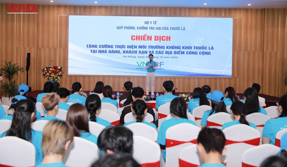 Phát động Chiến dịch “Môi trường không khói thuốc” tại nhà hàng, khách sạn và địa điểm công cộng - Ảnh 1.