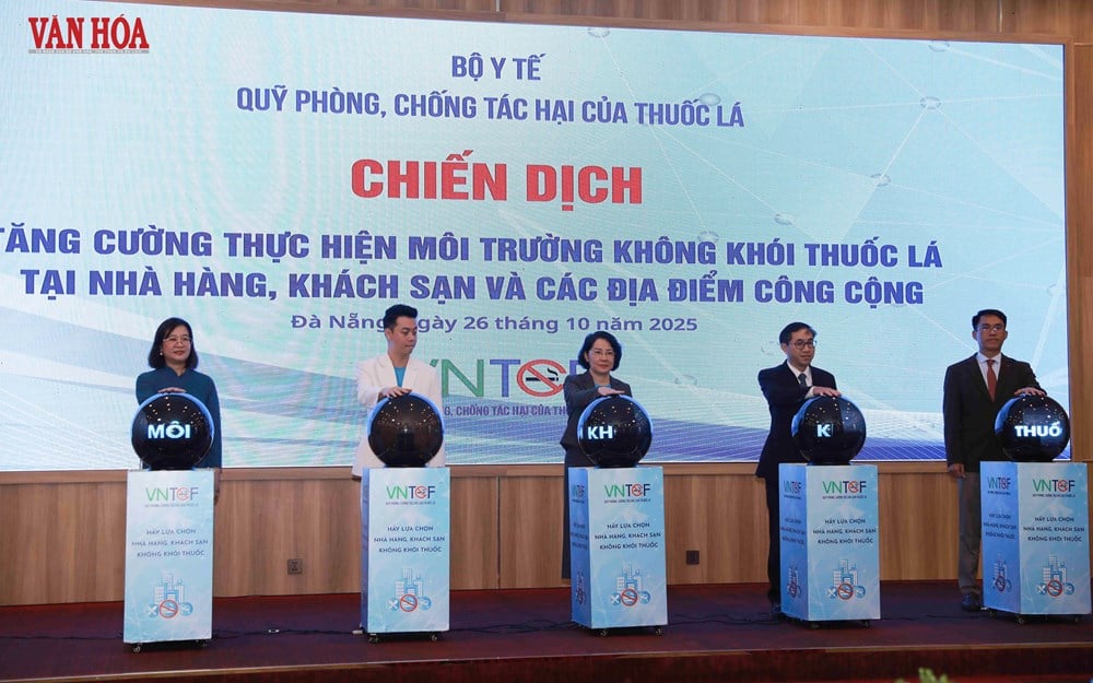 Phát động Chiến dịch “Môi trường không khói thuốc” tại nhà hàng, khách sạn và địa điểm công cộng - Ảnh 3.