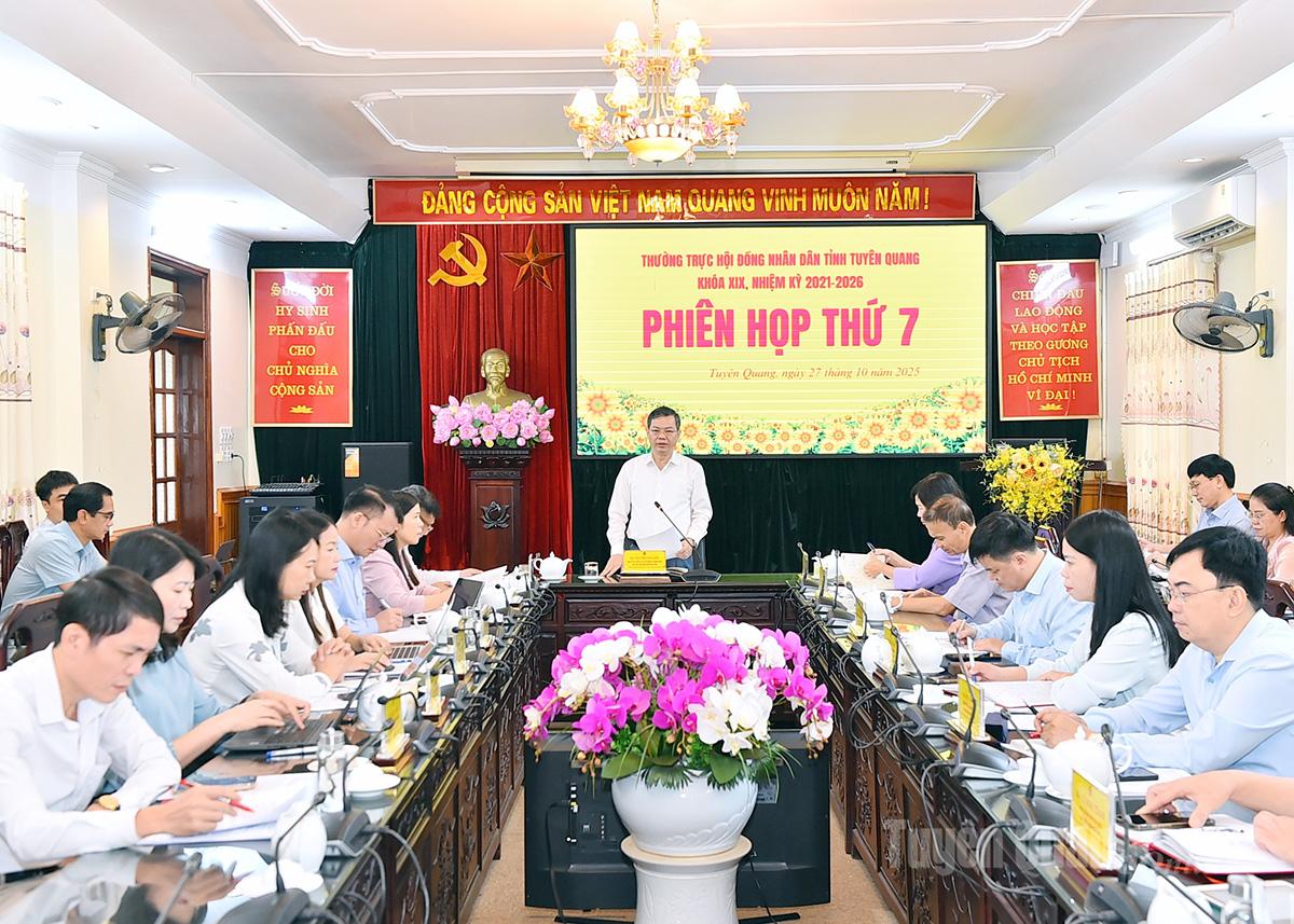 The 7th session of the Provincial People's Council Standing Committee.