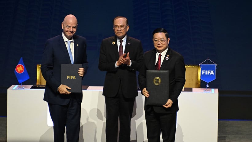 Memorandum de înțelegere privind noua fază de cooperare dintre FIFA și ASEAN. (Foto: FIFA)