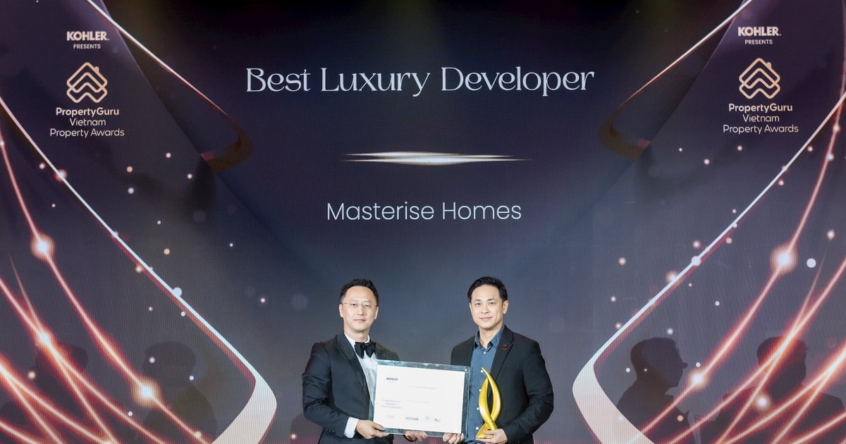 Tiên phong kiến tạo không gian sống hàng hiệu, Masterise Homes xứng danh “Best Luxury Developer” tại PropertyGuru Vietnam Property Awards 2025