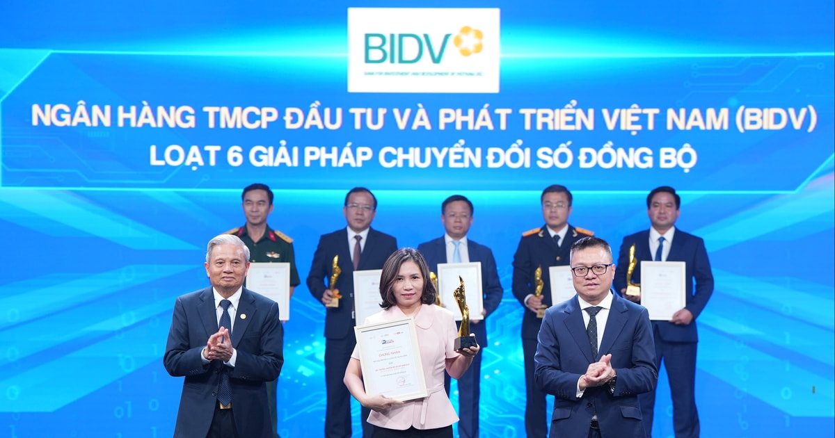 BIDV được vinh danh “Doanh nghiệp chuyển đổi số xuất sắc năm 2025”