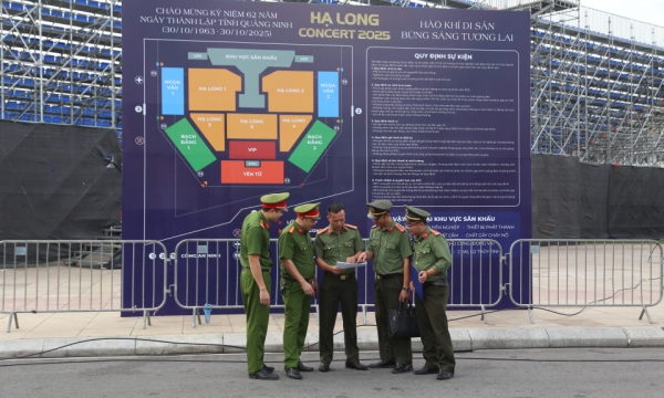 Đảm bảo tuyệt đối an ninh, an toàn Hạ Long Concert