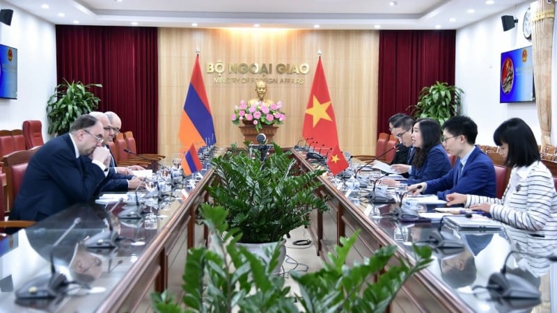 Vietnam-Armenia political consultation. (Photo: World and Vietnam Newspaper)