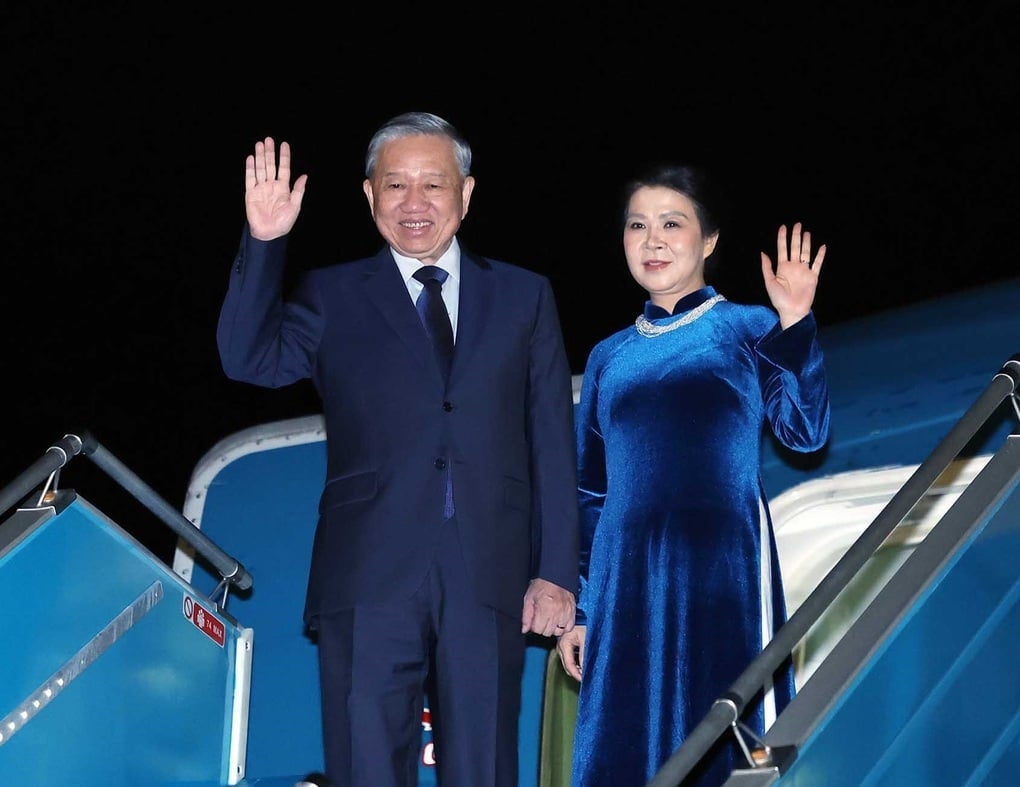 Ο Γενικός Γραμματέας To Lam και η σύζυγός του αναχωρούν για επίσημη επίσκεψη στο Ηνωμένο Βασίλειο της Μεγάλης Βρετανίας και της Βόρειας Ιρλανδίας - 1