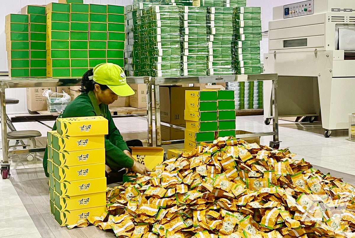 A Viet Thai Tea Joint Stock Company VietGAP tea termékei.