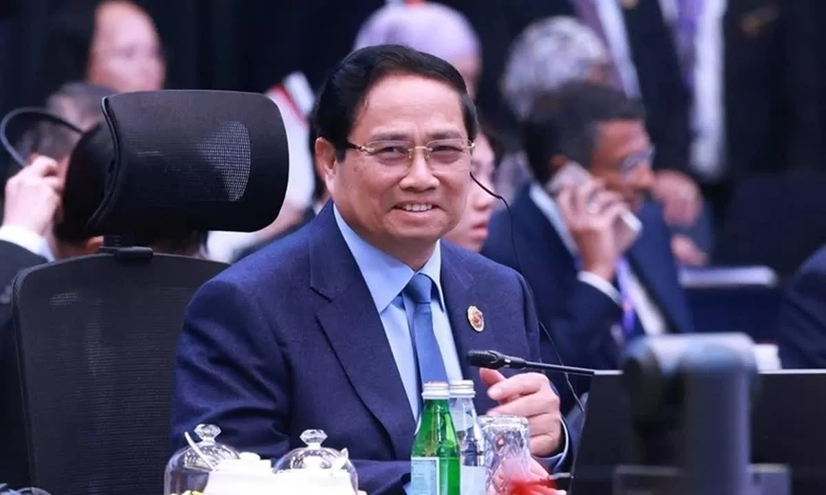 Ngày 27/10, Thủ tướng Chính phủ Phạm Minh Chính cùng Lãnh đạo các nước ASEAN và các đối tác tham dự Hội nghị cấp cao Đông Á (EAS) lần thứ 20. (Nguồn: VGP)