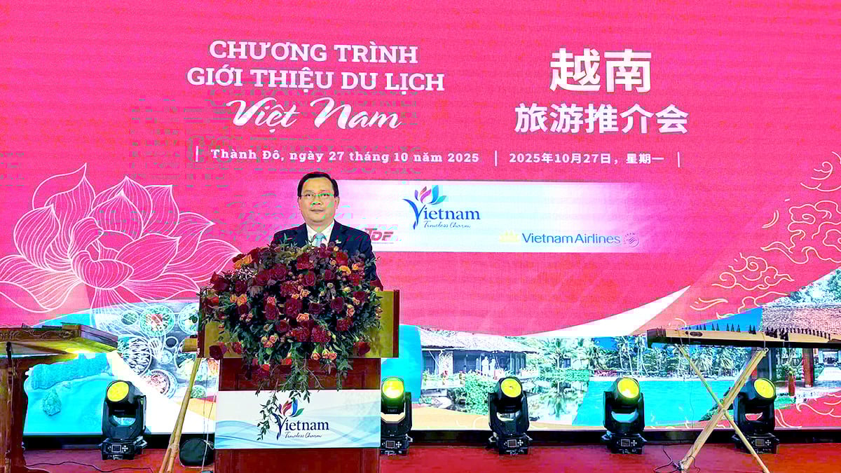 Xúc tiến du lịch Việt Nam tại Thành Đô: Khai thác tiềm năng hợp tác phát triển, tăng cường thu hút khách Trung Quốc đến Việt Nam - Ảnh 1.