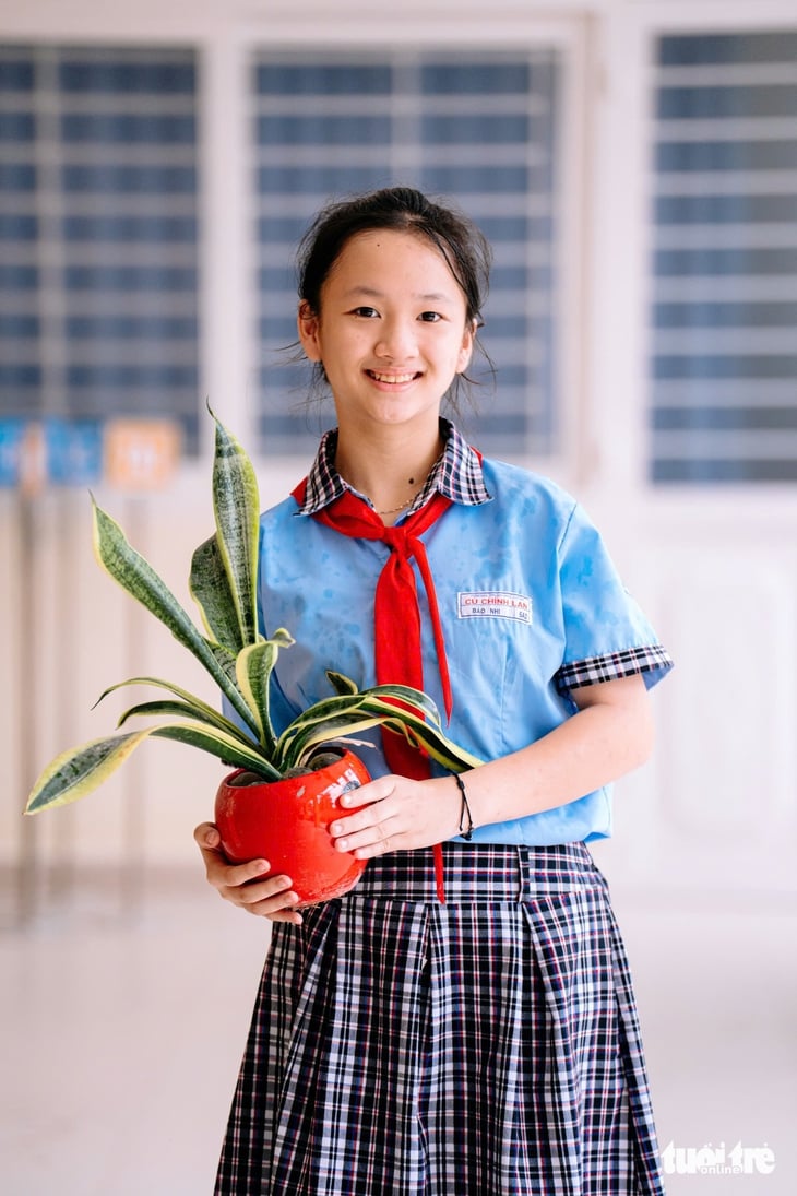 Elever i årskurs 6 i Ho Chi Minh City talar vid FN:s klimatkonferens COP30 - Foto 1. COP30 - Ảnh 1.