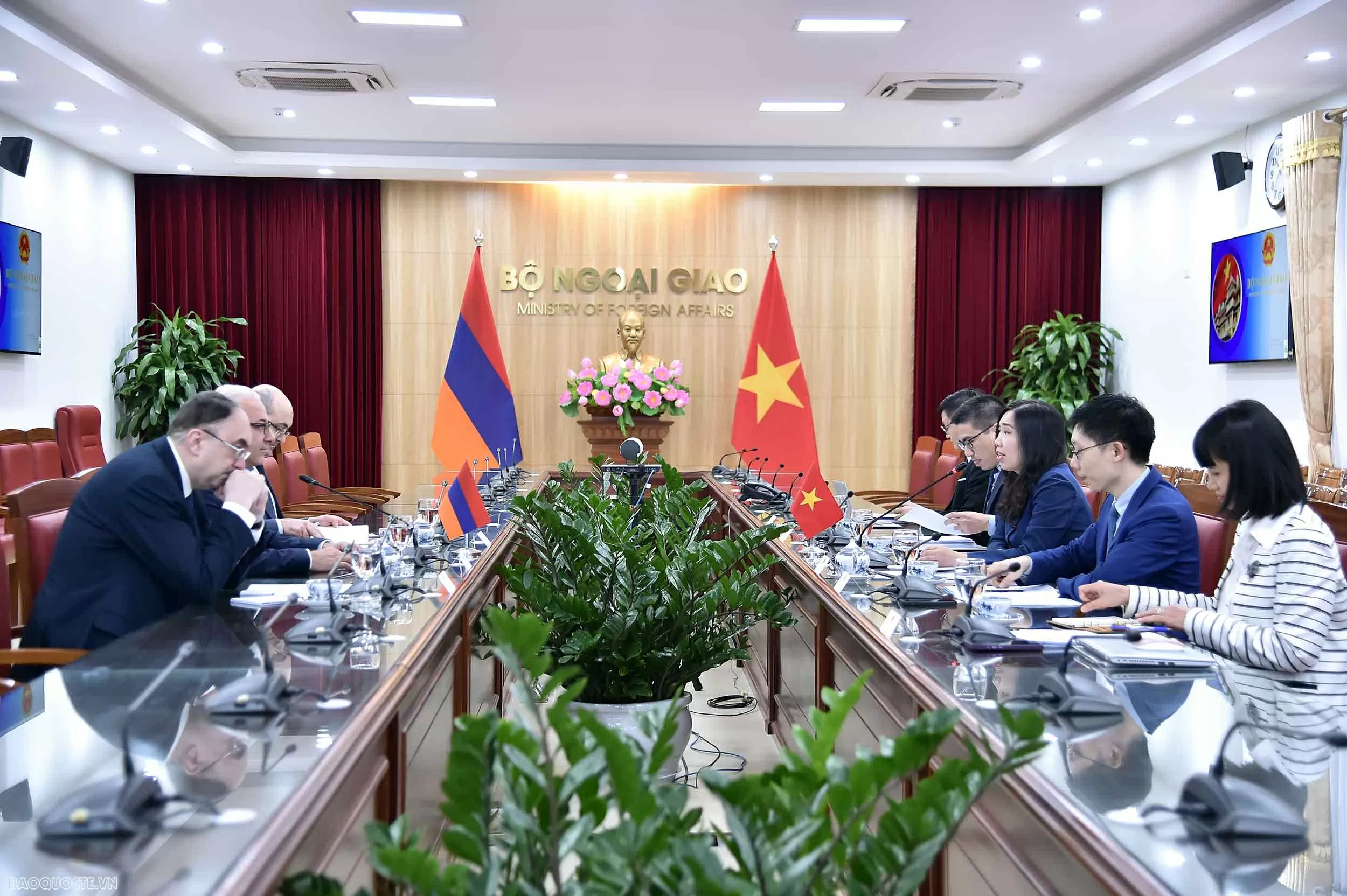 Consulta Política Viceministerial Vietnam-Armenia Tham vấn chính trị cấp Thứ trưởng Việt Nam-Armenia