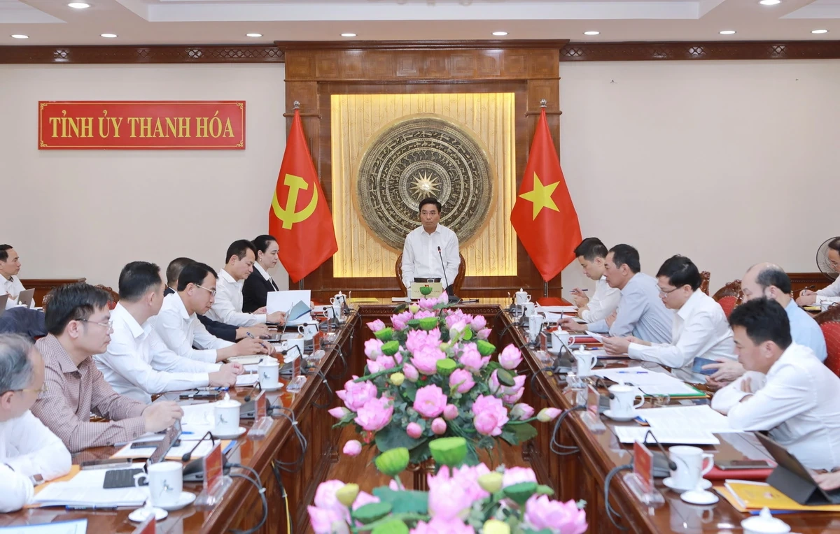 A Thanh Hoa Tartományi Párt Állandó Bizottsága együttműködik a Northern Power Corporationnel