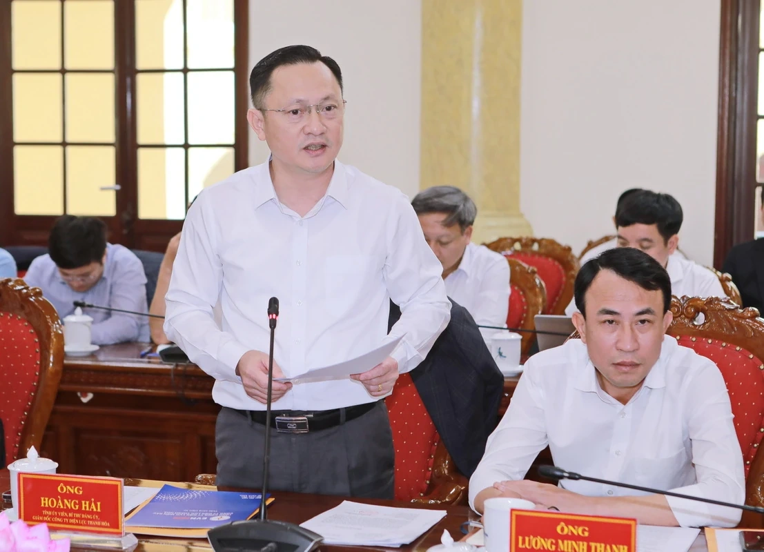 A Thanh Hoa Tartományi Párt Állandó Bizottsága együttműködik a Northern Power Corporationnel