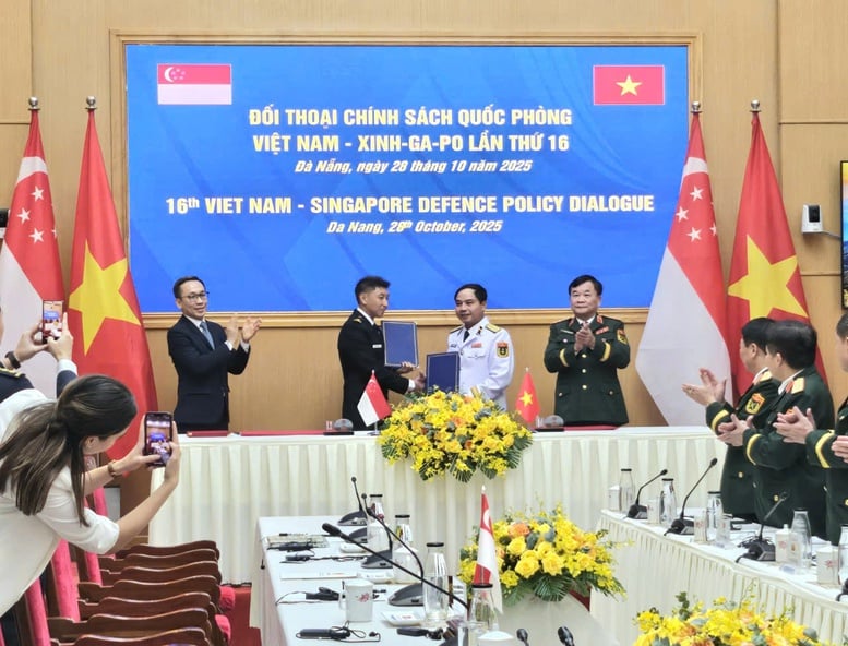 Den 16:e försvarspolitiska dialogen mellan Vietnam och Singapore - Foto 2. Đối thoại Chính sách Quốc phòng Việt Nam – Singapore lần thứ 16- Ảnh 2.