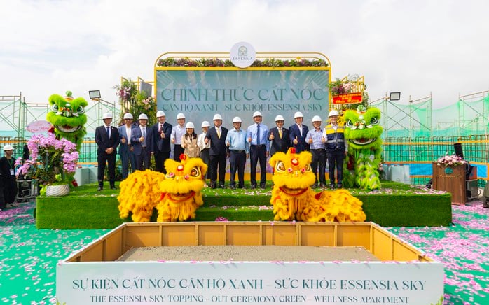 Phu Long, Essensia Sky'ın zirvesine çıktı -  Phú Long cất nóc Essensia Sky - Khi “biểu tượng sống xanh, sức khỏe” vươn mình tại Nam Sài Gòn - Ảnh 3.