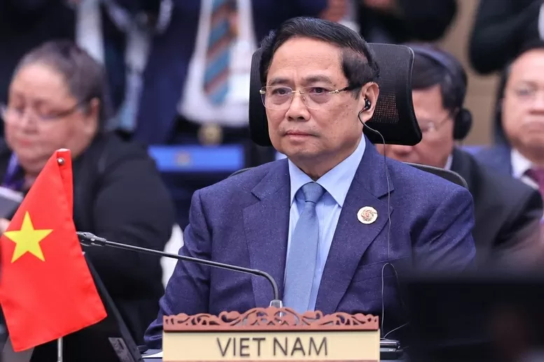 Prime Minister Pham Minh Chinh at the 15th ASEAN-United Nations Summit. (Source: VGP) Thủ tướng Phạm Minh Chính tại Hội nghị Cấp cao ASEAN- Liên hợp quốc lần thứ 15. (Nguồn: VGP)