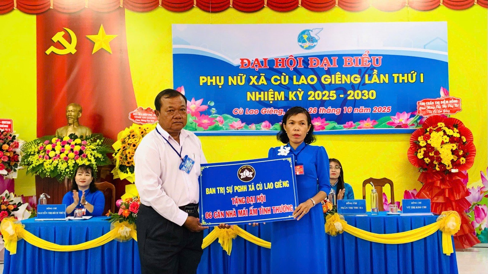 Kvinneunionen i Cu Lao Gieng kommune oppnådde og overgikk åtte mål.
