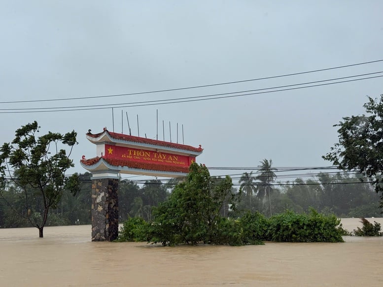 More than 65,000 households in Da Nang City were flooded due to heavy rains and floods - Photo 6. Hơn 65.000 hộ dân tại TP. Đà Nẵng bị ngập do mưa lũ- Ảnh 6.