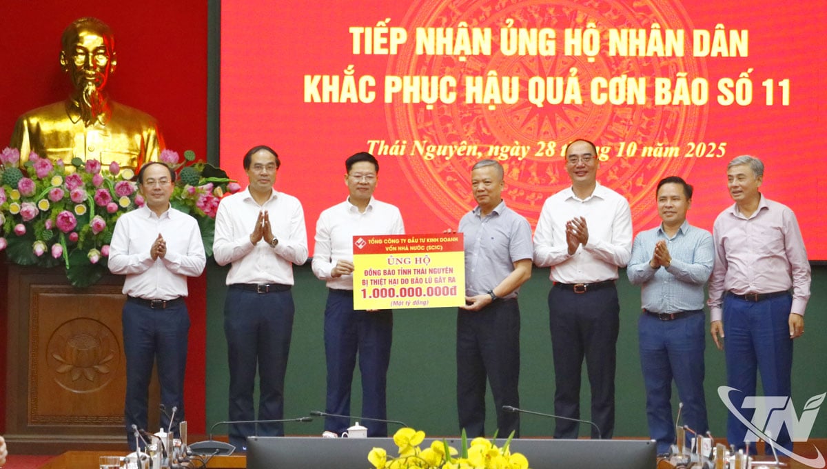 Enheter ger stöd till Thai Nguyen-provinsen.