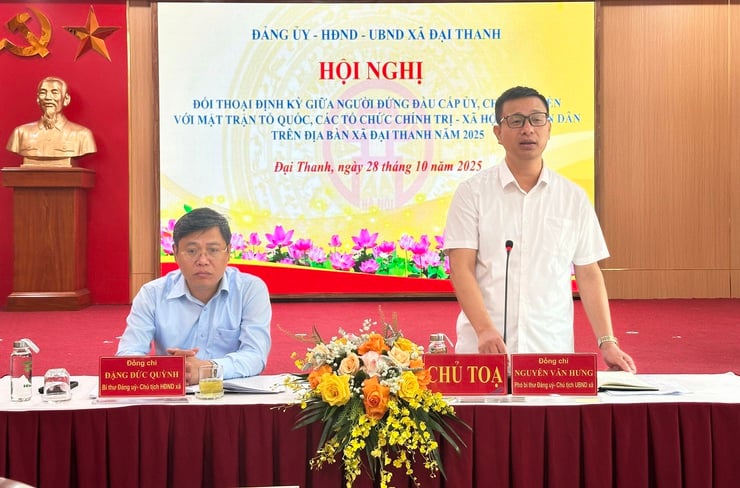 ឃុំដាយថាញ់៖ ប្រជាជនផ្តល់ដំបូន្មានដោះស្រាយបញ្ហាសង្កត់ - រូបថត ២. Xã Đại Thanh: Người dân hiến kế cùng giải quyết các vấn đề sinh bức xúc- Ảnh 2.
