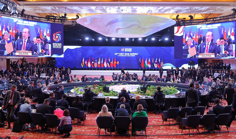 Quang cảnh Phiên toàn thể Hội nghị Cấp cao ASEAN lần thứ 47. (Ảnh: Nhật Bắc/VGP)