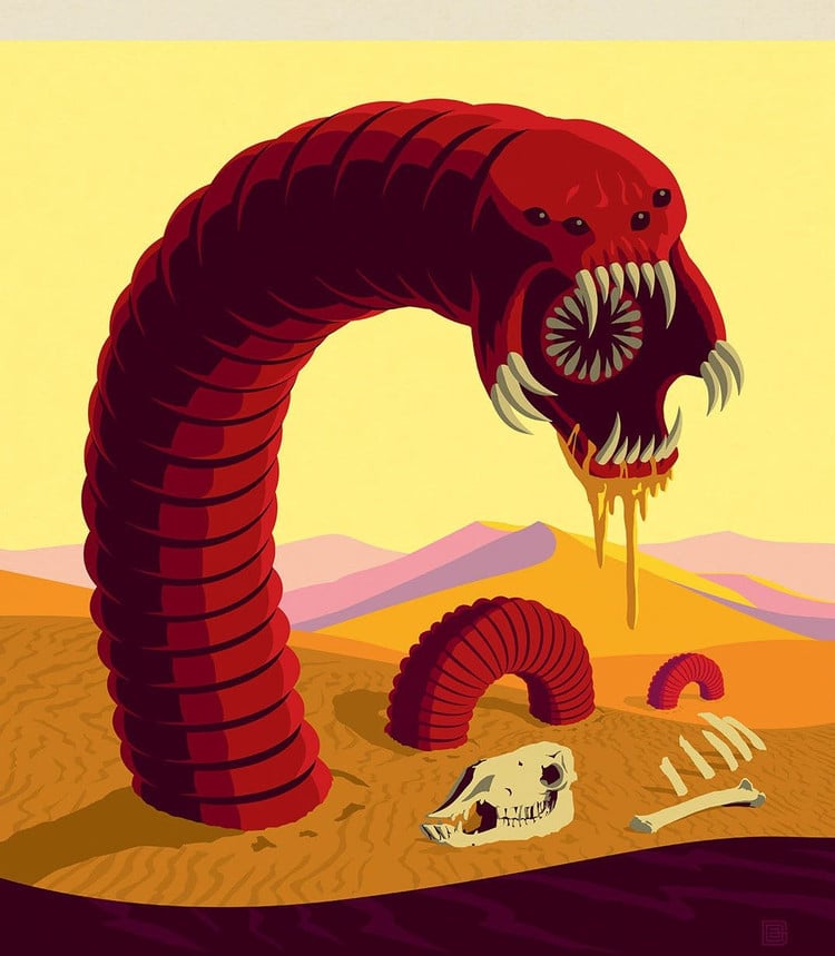 ໃນຂະນະນັ້ນ, ບັນດາຊາຍໜຸ່ມທີ່ແຂງແຮງ, ກ້າຫານຈຳນວນໜຶ່ງໄດ້ຮ່ວມກັນຈັດຕັ້ງການລ່າສັດແມ່ທ້ອງມົງໂກນເພື່ອຫວັງທຳລາຍສັດຮ້າຍທີ່ໄດ້ນຳຄວາມຢ້ານກົວມາໃຫ້ປະຊາຊົນ. ຮູບພາບ: ອະນຸຍາດໂດຍ ADGstore.com. ພາບປະກອບໂດຍ Aaron Johnson ແລະ Joel Anderson. giunn-7.jpg