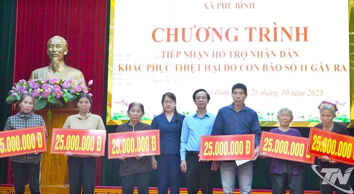 12 gospodarstw domowych otrzymało wsparcie z Prowincjonalnego Funduszu Pomocy o łącznym budżecie 470 milionów VND na budowę i remont domów.