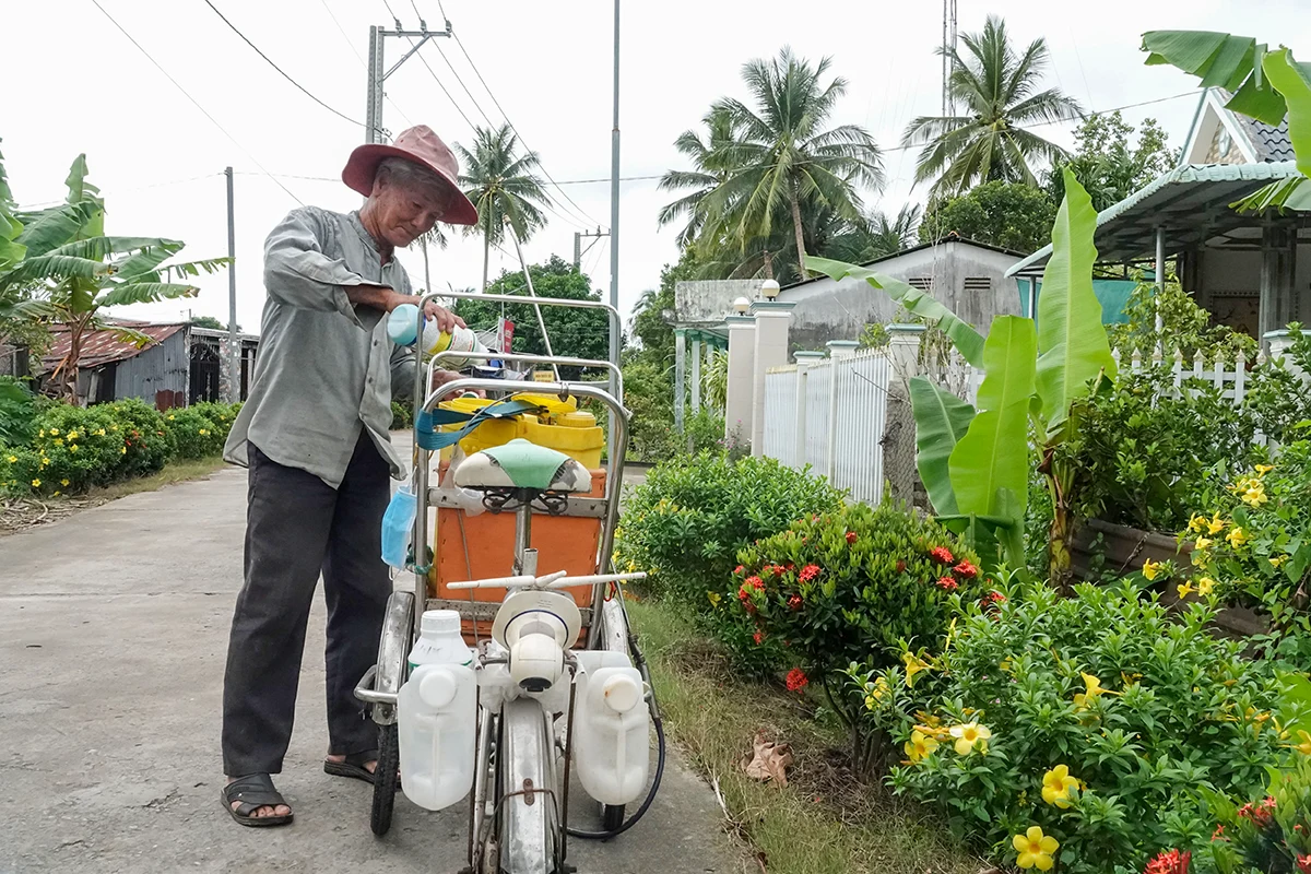 A cidade de Can Tho mobiliza todas as pessoas para participar da proteção ambiental