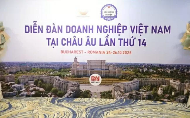 Det 14:e Vietnam Business Forum i Europa Diễn đàn doanh nghiệp Việt Nam tại châu Âu lần thứ 14