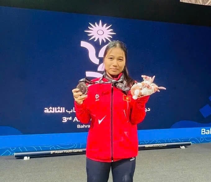 Cử tạ liên tiếp đón tin vui tại Đại hội Thể thao trẻ châu Á 2025 - Ảnh 1.