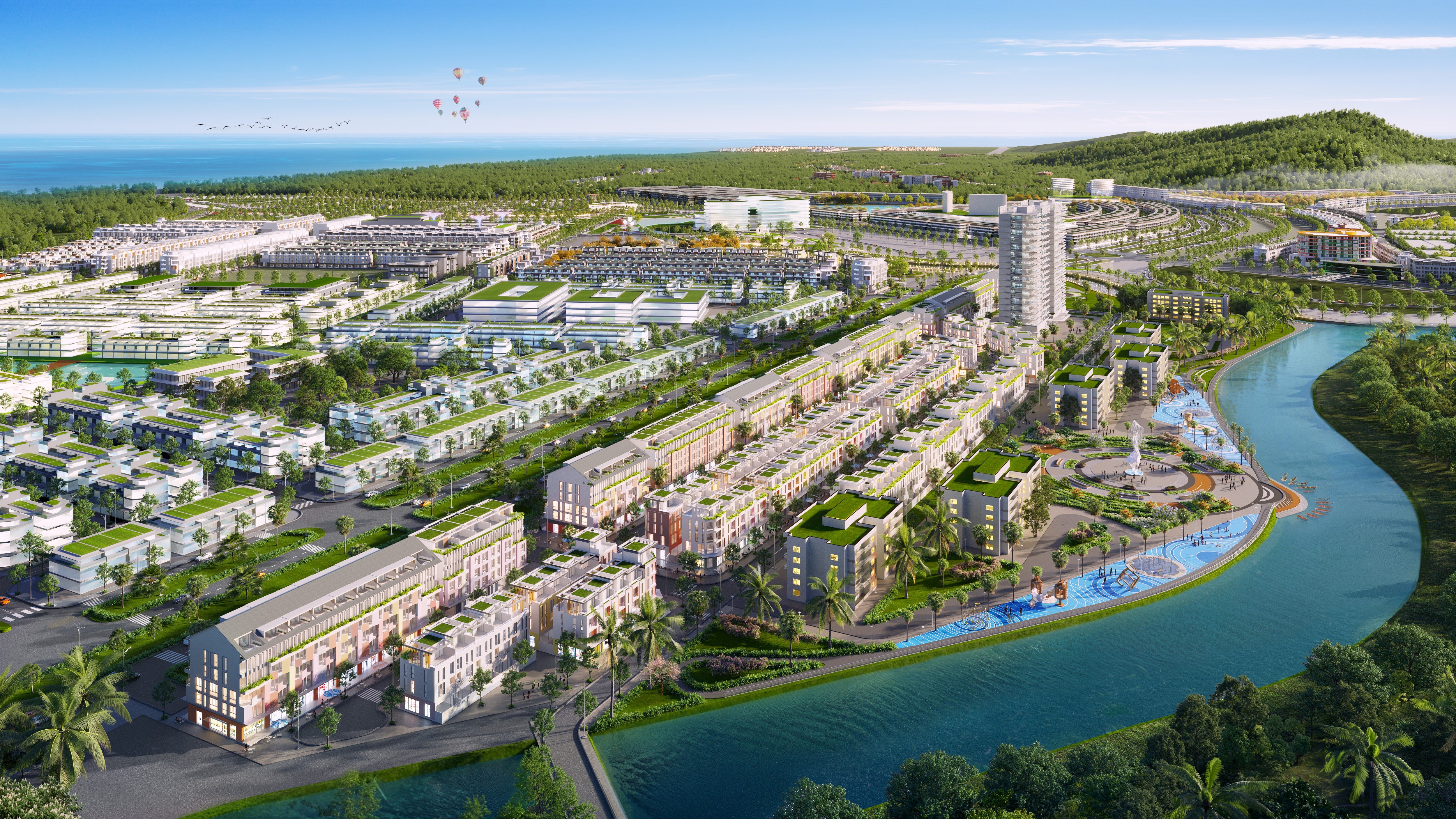 Meyhomes Capital Phu Quoc, een metropool, gebruikt 100% Ströman-kunststofleidingen voor het gehele watertoevoer- en afvoersysteem van het project.