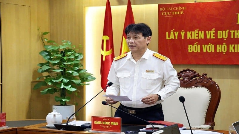 Deputy Director Dang Ngoc Minh gave a speech at the workshop.