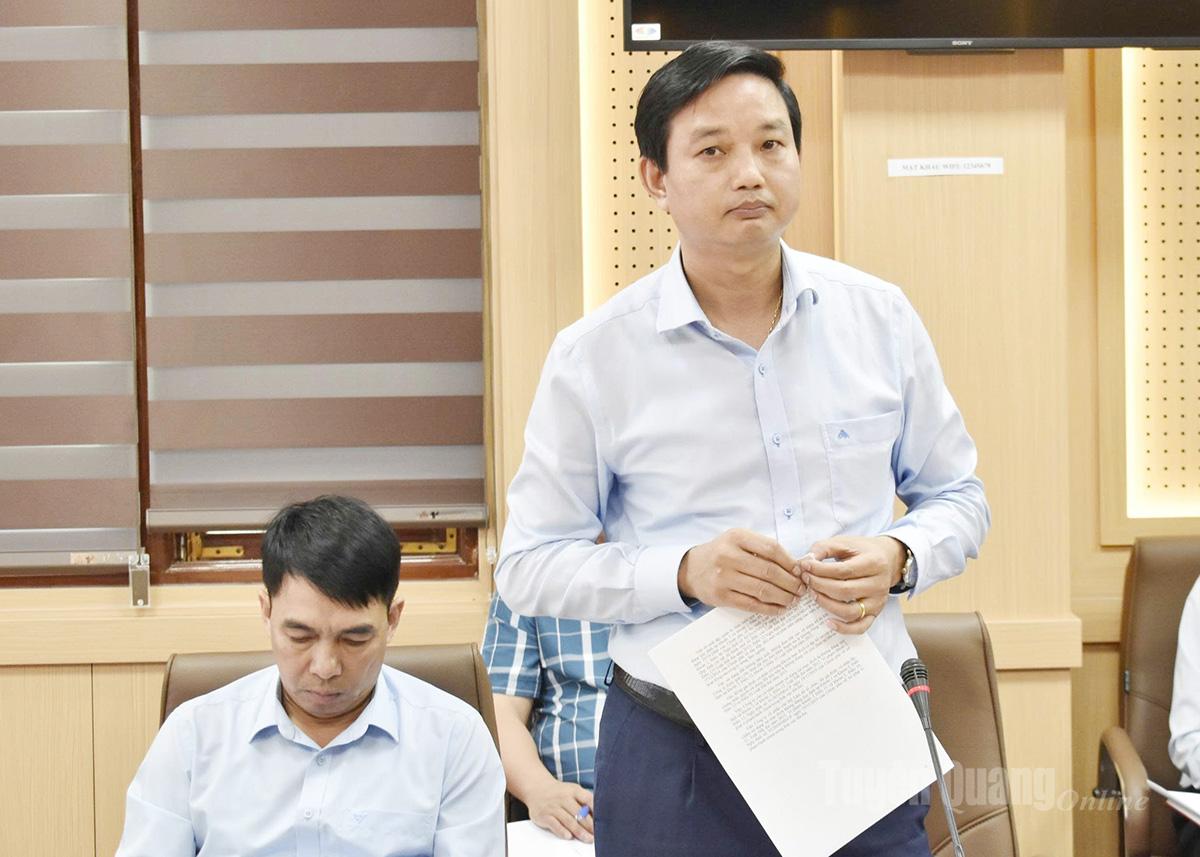 ថ្នាក់ដឹកនាំមន្ទីរកសិកម្ម និងបរិស្ថានបានរាយការណ៍ពីលទ្ធផលនៃការចុះបញ្ជីដីធ្លីរបស់ក្រុមហ៊ុន My Lam Tea Joint Stock Company។