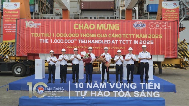 Cảng Tân Cảng - Cái Mép Thị Vải khẳng định vị thế cảng cửa ngõ chiến lược - Ảnh 1.