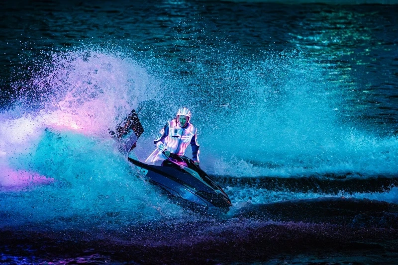 Публикуем первые панорамные снимки супершоу, которое вот-вот вернётся в море и небо Фукуока.