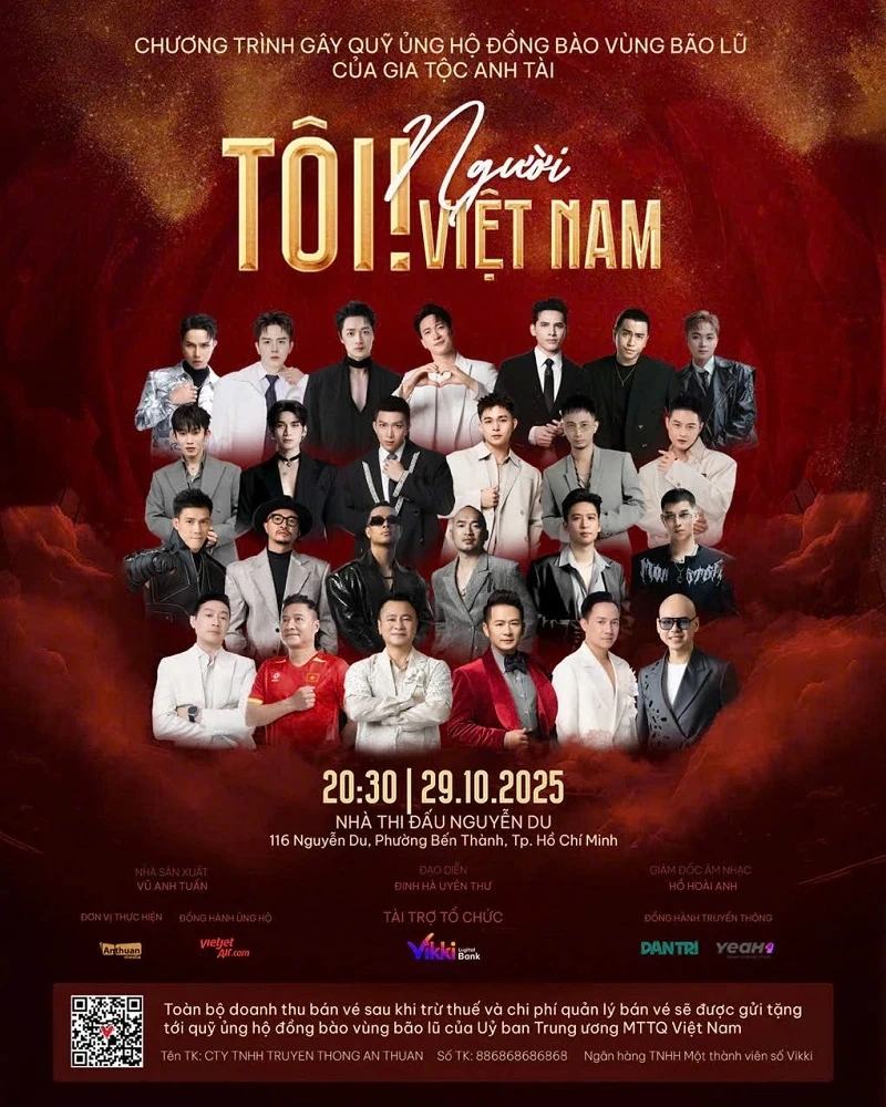 Vietjet och 25 begåvade personer går samman för att stödja människor som drabbats av stormar och översvämningar