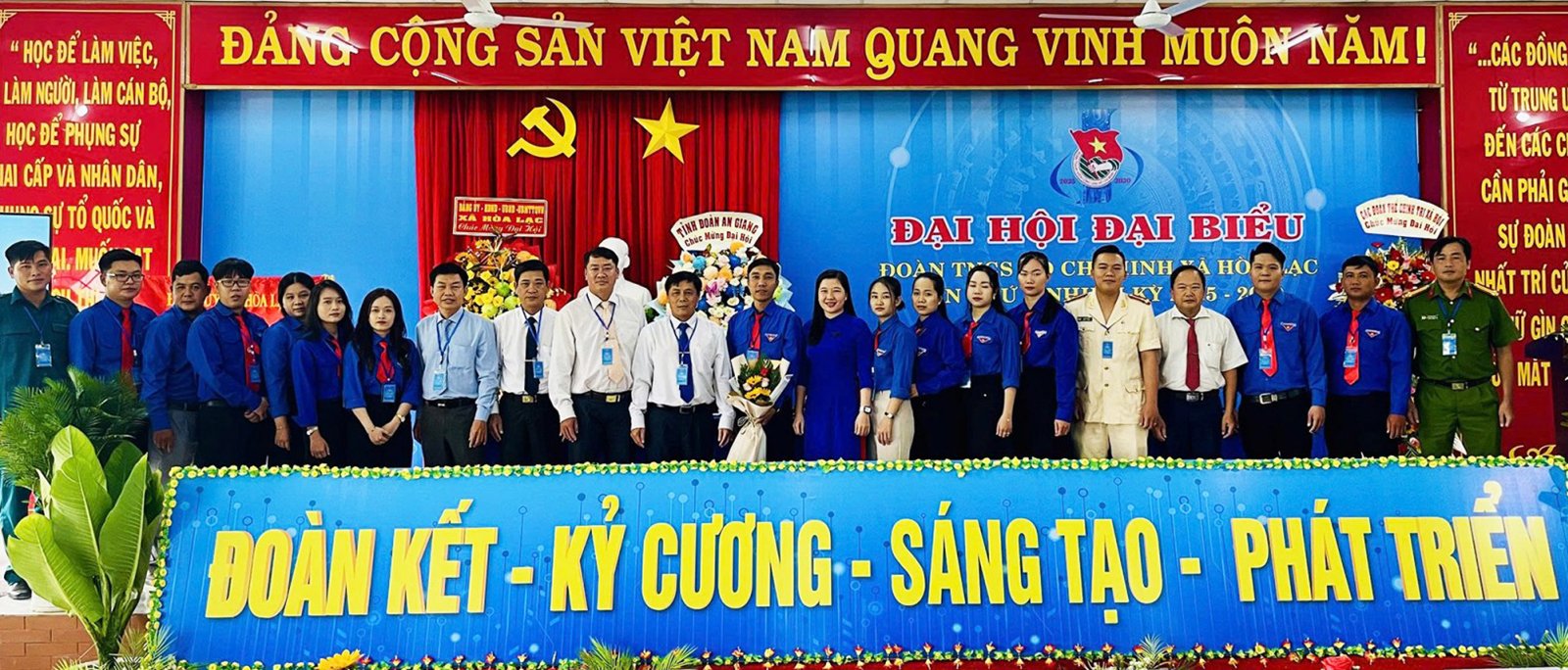 Delegatkongressen för Ho Chi Minh kommunistiska ungdomsförbundet i Hoa Lac kommun, mandatperioden 2025–2030