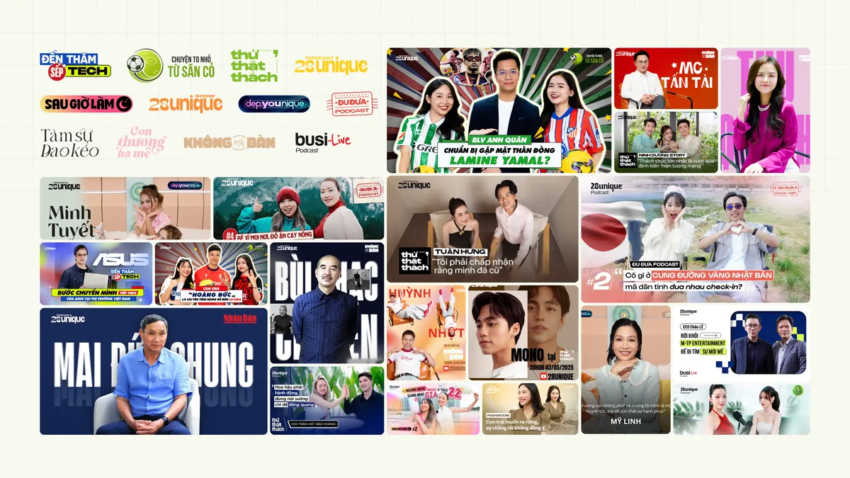 28Unique podcast: Hành trình xây dựng hệ sinh thái nội dung gốc chất lượng cao - Ảnh 2.