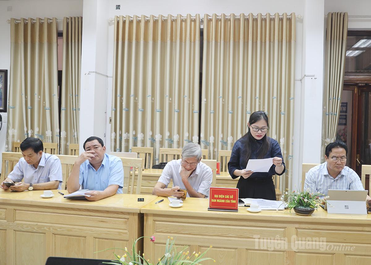 Các sở ngành tham gia ý kiến tại Hội thảo.